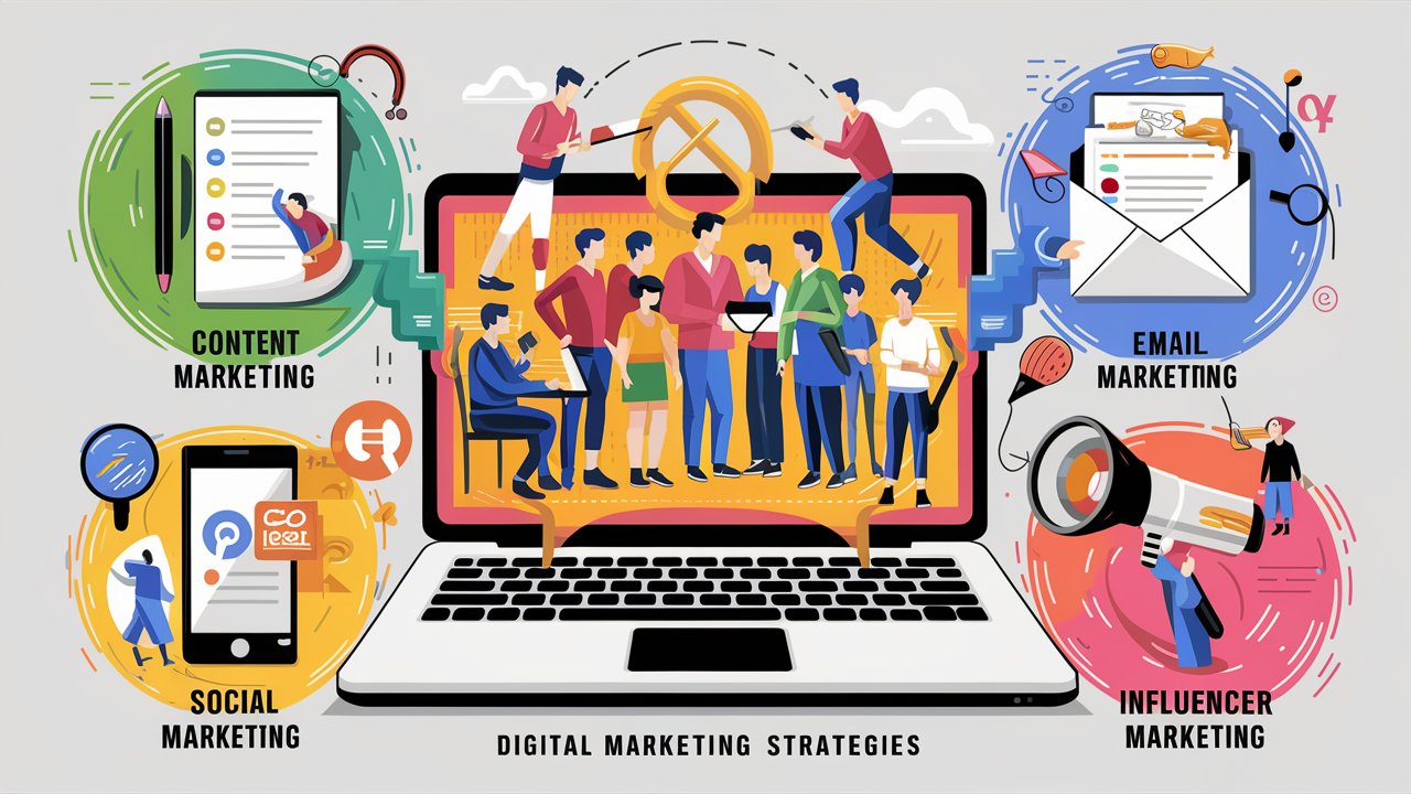 Estrategias de marketing digital para PYMEs.